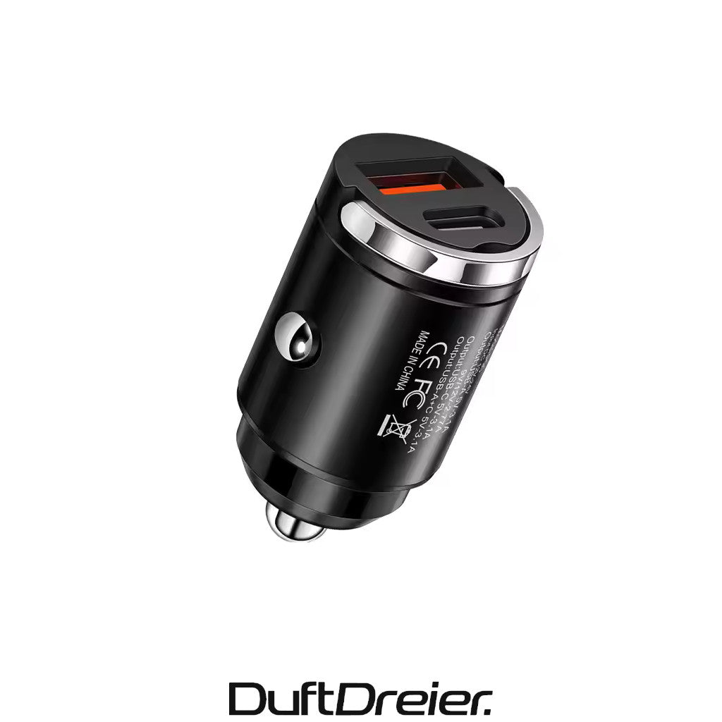 Car fast charger cigarette lighter USB/Type-C (30W)