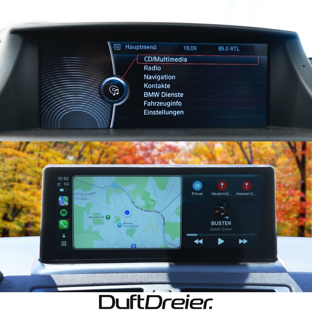 Apple Carplay & Android Auto Radio für BMW E81 E82 E87 E88 bei CIC