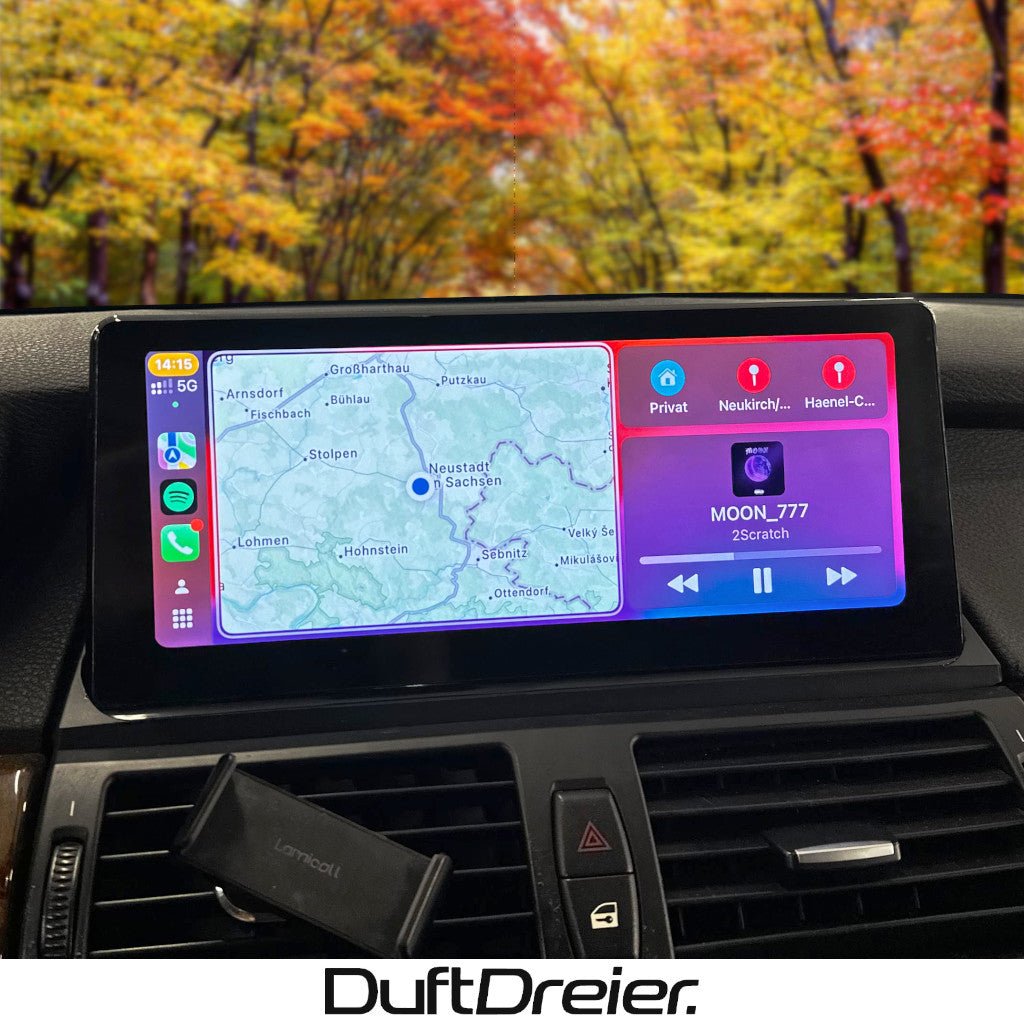 Apple Carplay & Android Auto passend für BMW X5 X6 E70 E71 - DuftDreier