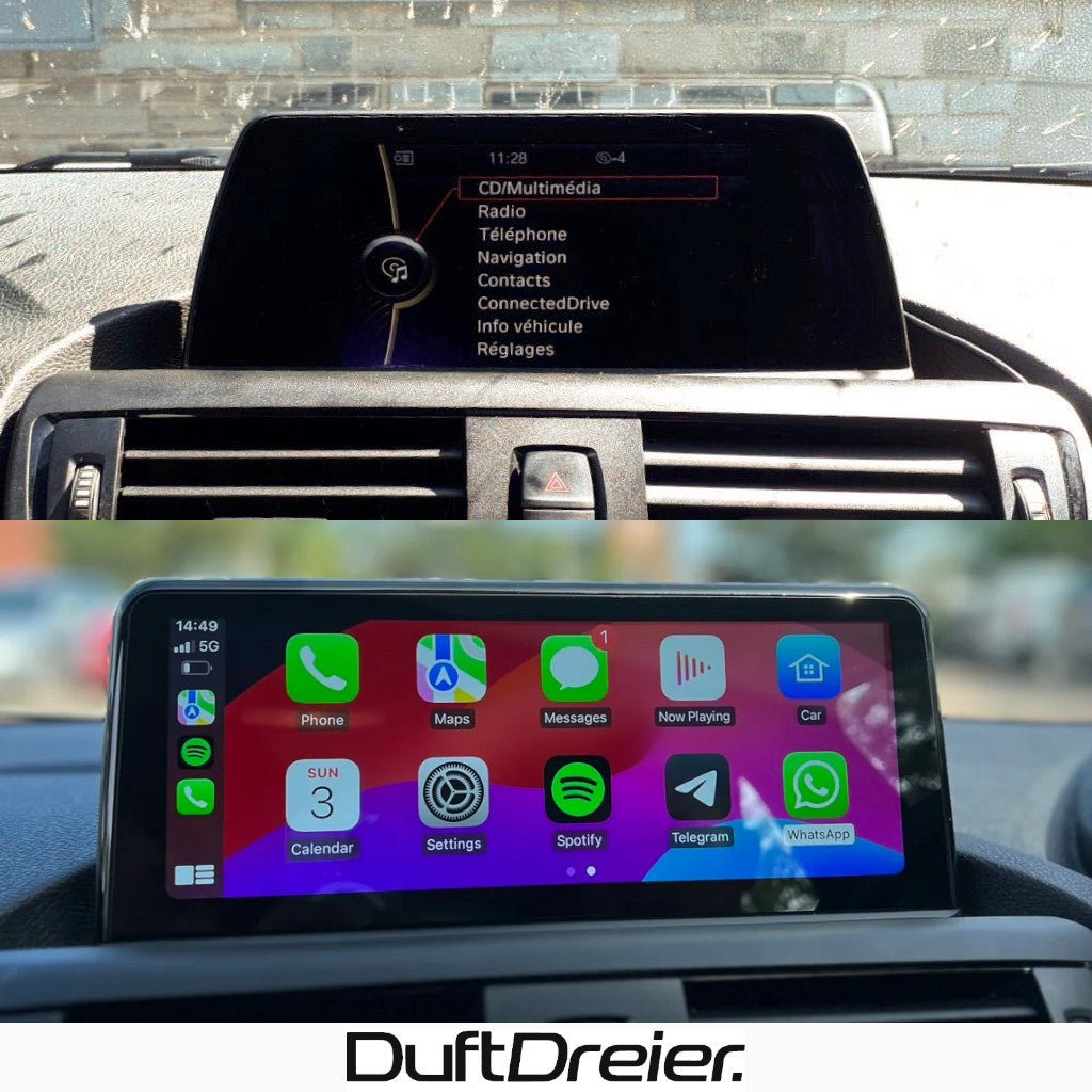 B - Ware Apple Carplay & Android Auto passend für CIC/NBT/EVO BMW F20/F21/F22/F23 M2 F87 - DuftDreier