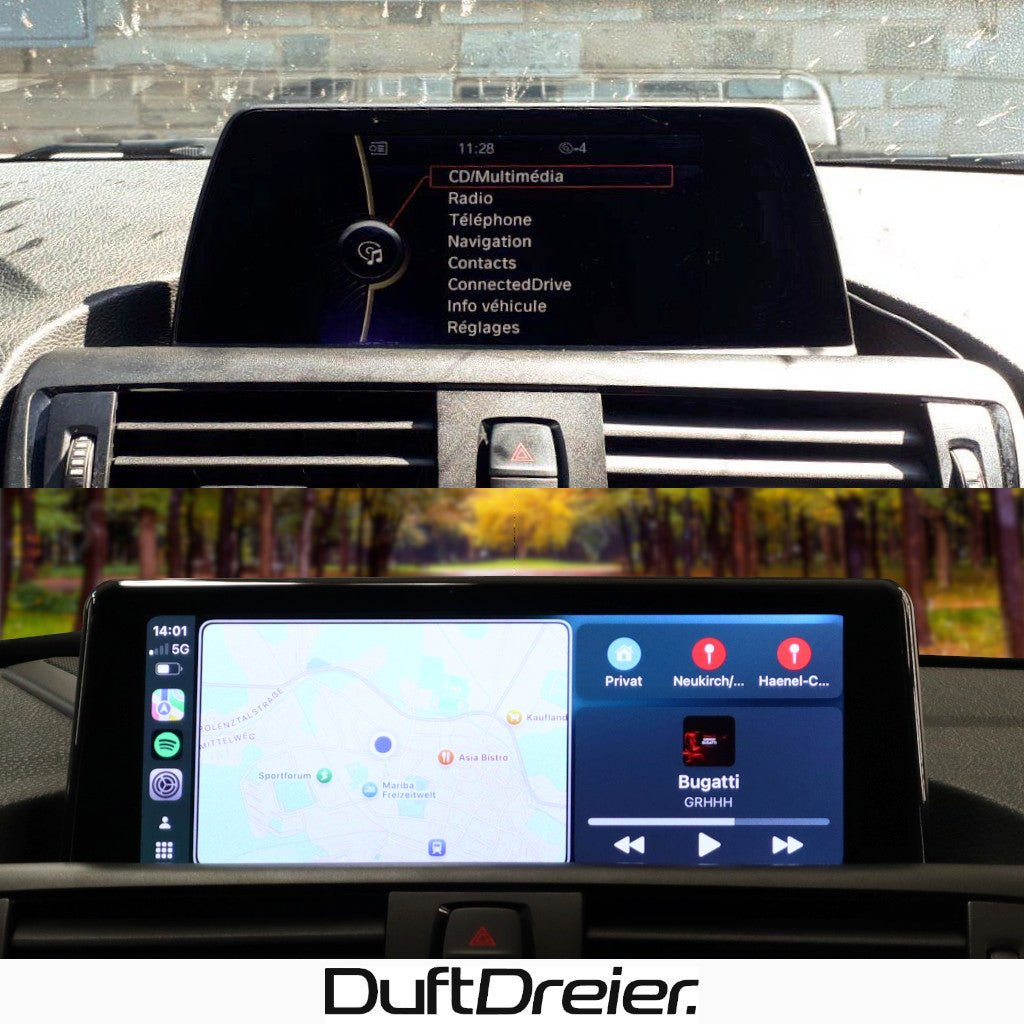 B - Ware Apple Carplay & Android Auto passend für CIC/NBT/EVO BMW F20/F21/F22/F23 M2 F87 - DuftDreier