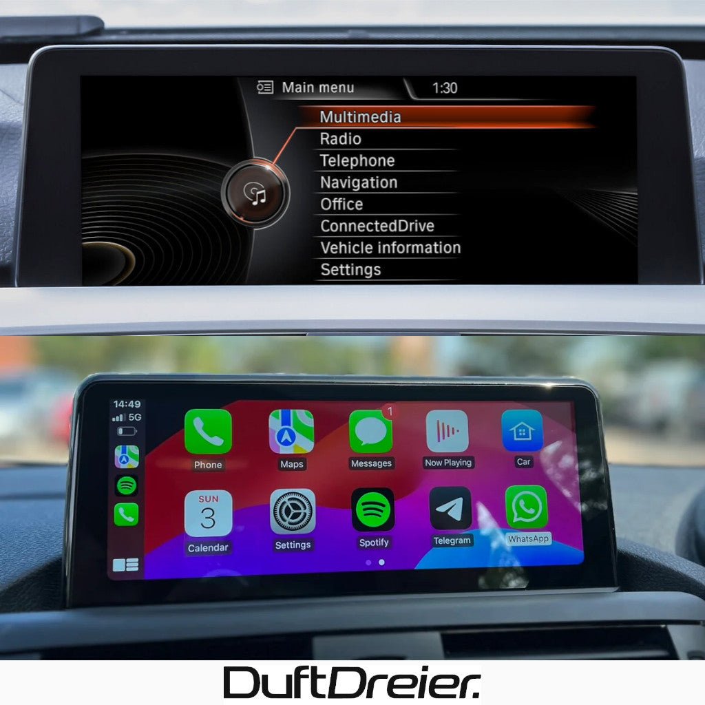 B - Ware Apple Carplay & Android Auto passend für CIC/NBT/EVO BMW F20/F21/F22/F23 M2 F87 - DuftDreier