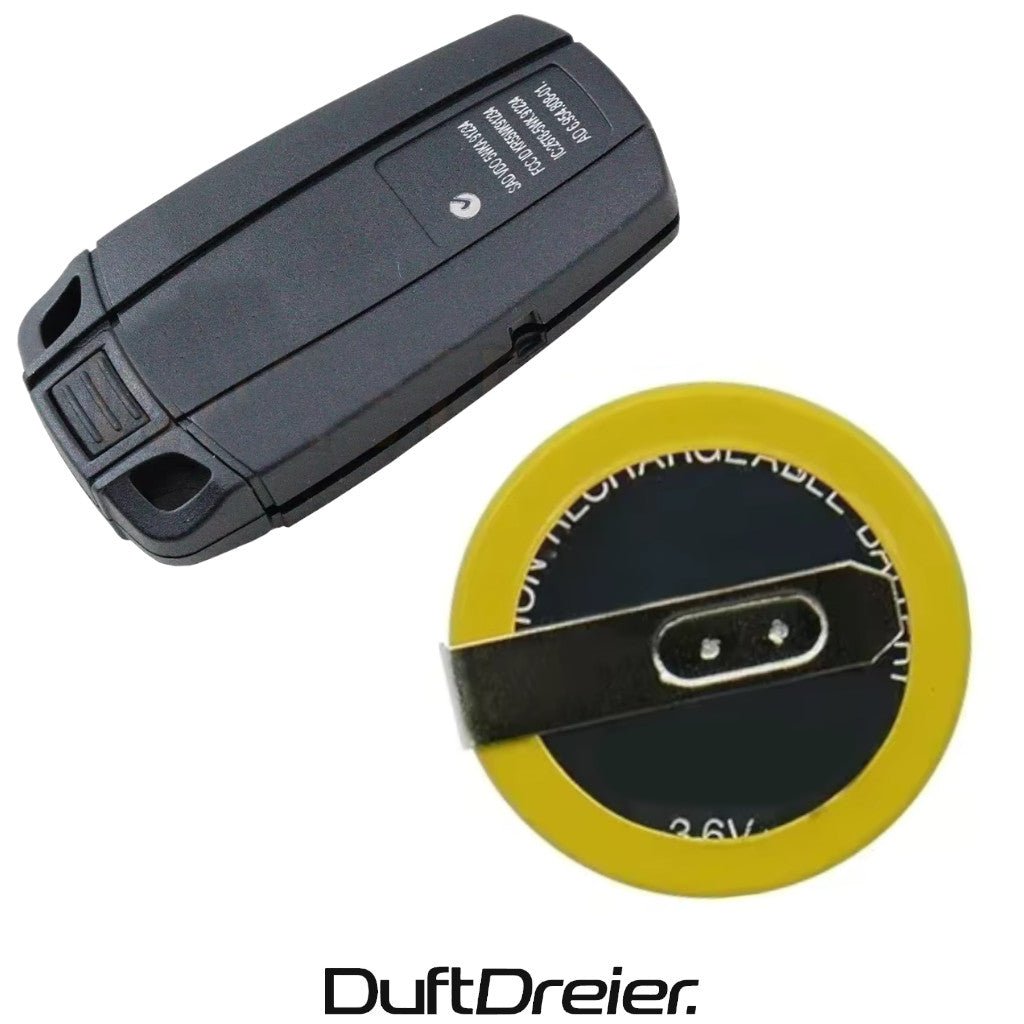 BMW Schlüssel Batterie Gehäuse Wechseln passend für BMW 3er E90 E91 E92 E93 1er E82 E87 E88 5er E60 E61 - DuftDreier