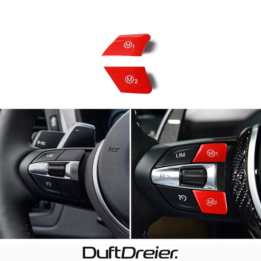 Farbige Memory - Knöpfe für BMW F20 F30 F32 F10 F22 - DuftDreier