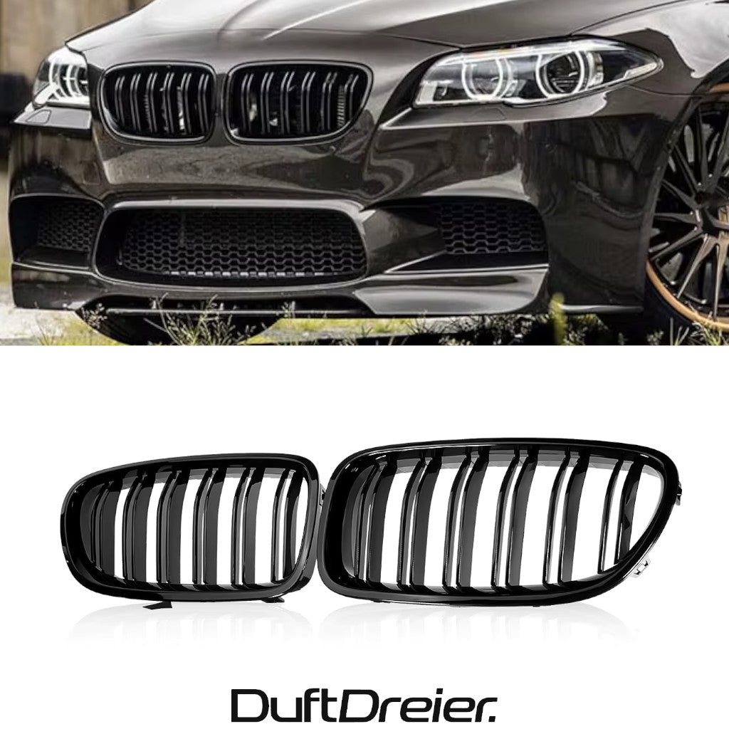 Schwarze Nieren passend für BMW 5er F10 F11 - DuftDreier