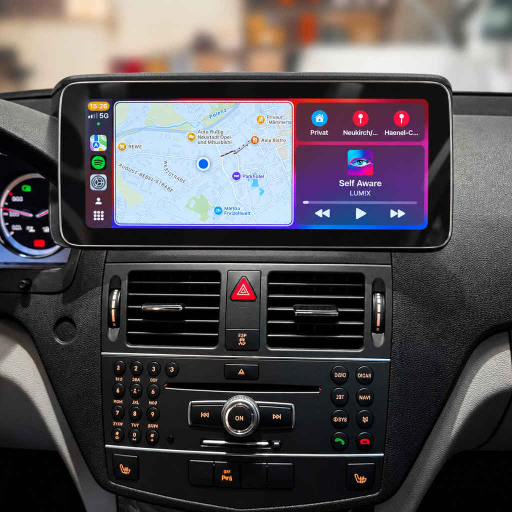 Apple Carplay & Android Auto für Mercedes Benz C-Klasse W204