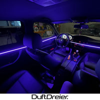 LED RGB ambient lighting set suitable for cars and vehicles