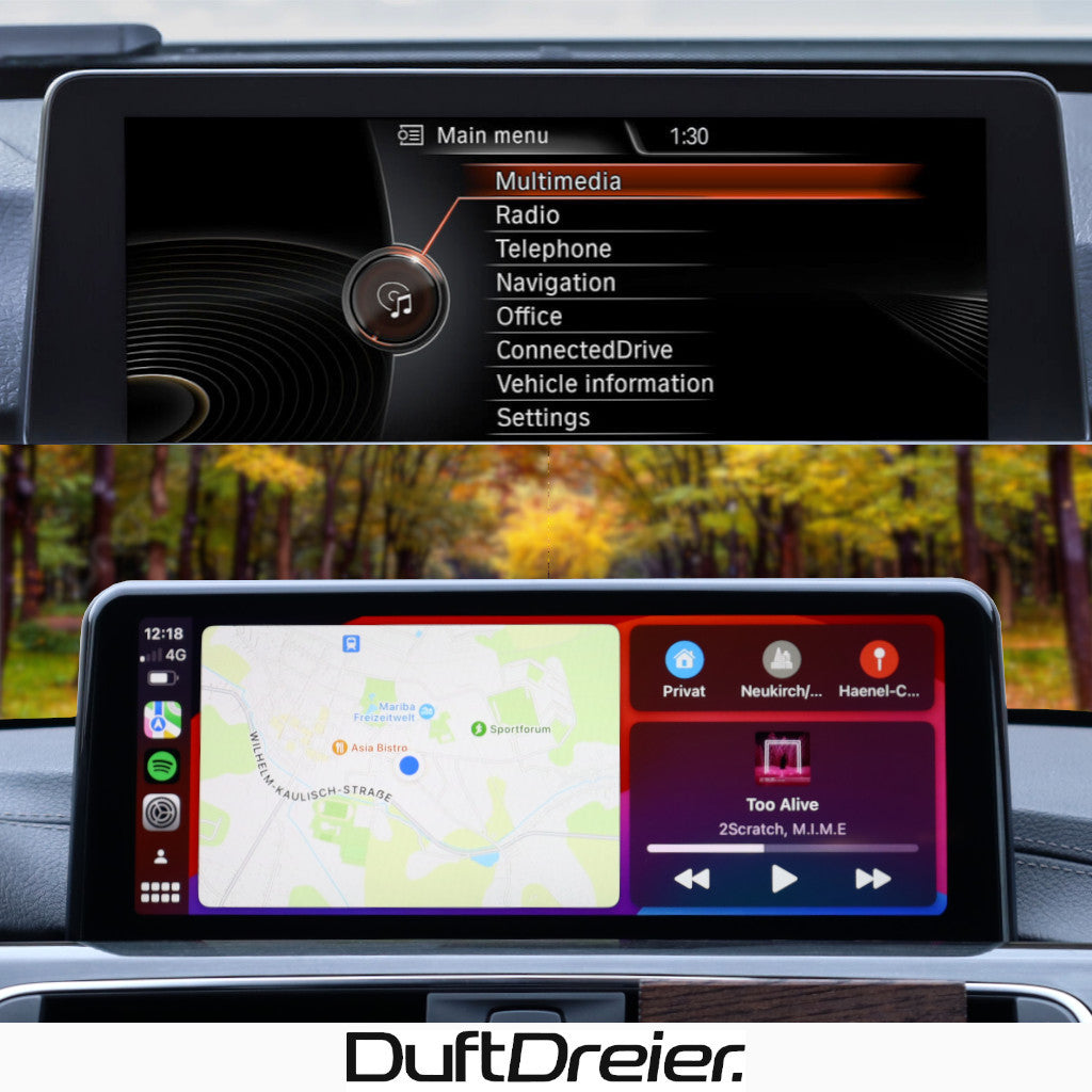 Apple Carplay & Android Auto passend für CIC/NBT/EVO BMW F30/F31 F32/F33/F36 M3 F80 M4 F82