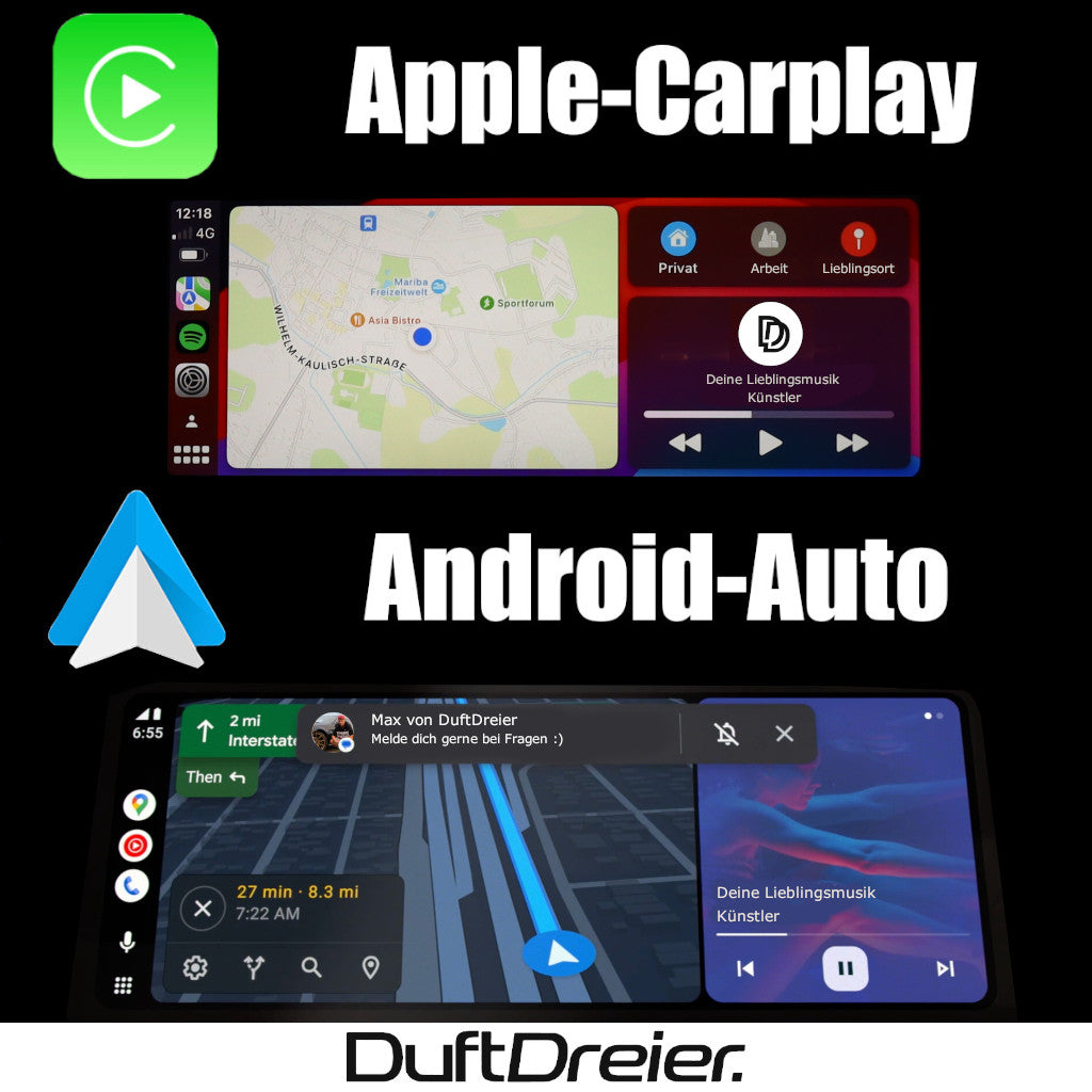 Apple Carplay & Android Auto passend für BMW X5 X6 E70 E71