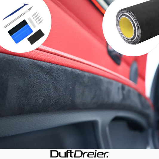 Selbstklebende Mikrofaserstoff Folie Set für Auto Innenraum