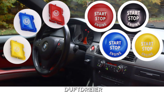 Colored Start and Memory Button for BMW E90 E61 E81 E70