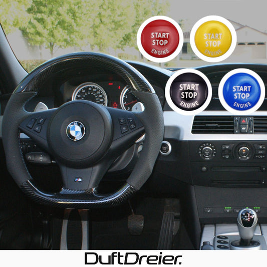 Farbiger Startknopf für BMW E60 E61 E63 E64 E81 E87 - DuftDreier