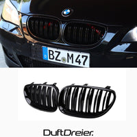 Schwarze Nieren passend für BMW 5er E60 E61 - DuftDreier