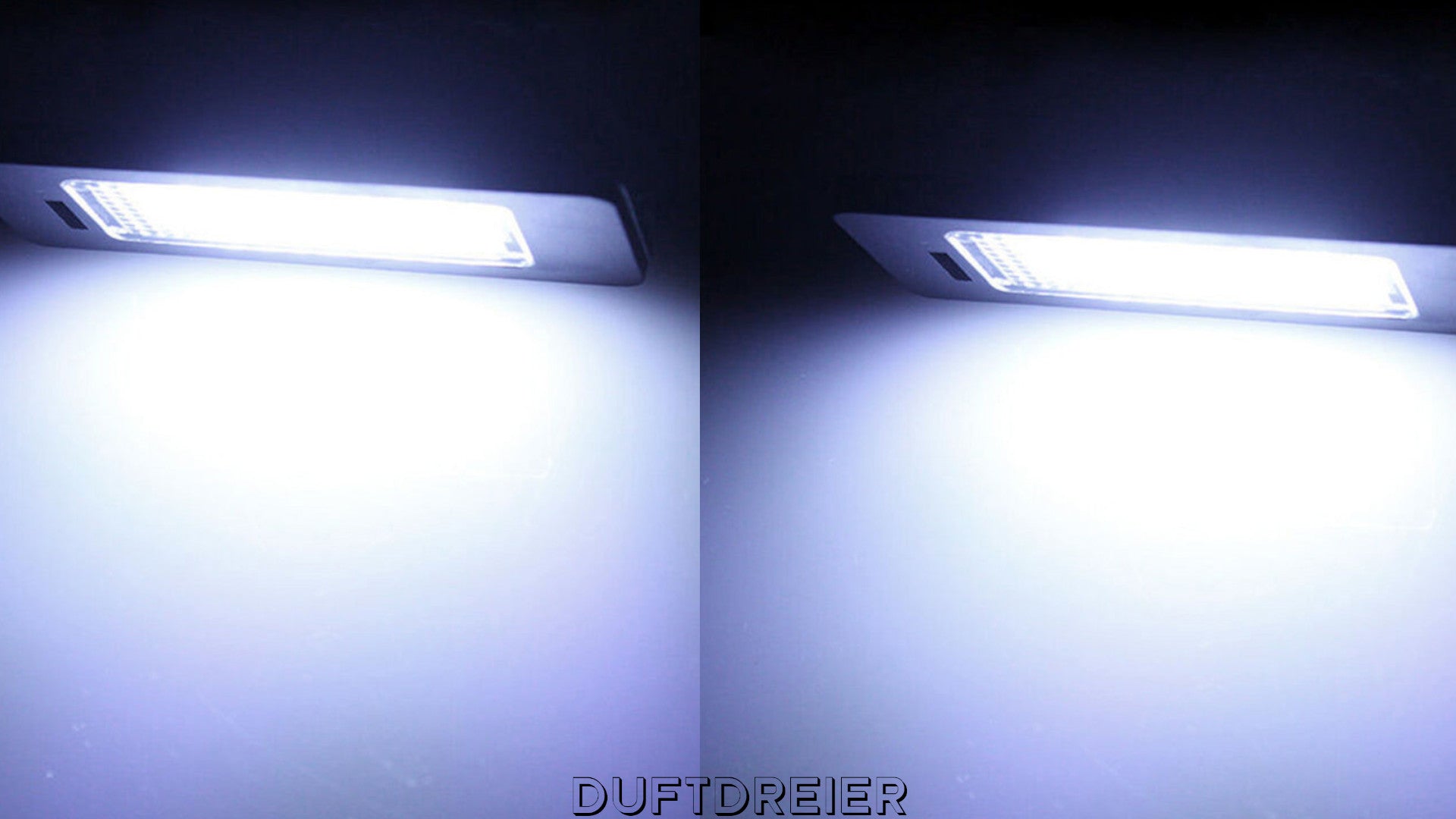 LED Kennzeichenbeleuchtung Ausleuchtung