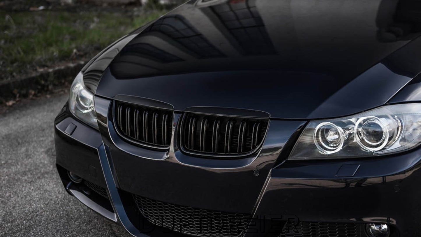 Hengjiayao E92/E93 BMW 3-Serie Radiatorgrill Nieren Zwart - Facelift Dubbele Brug Glans Zwart Coupe M3 Voorzijde 2006-2009 Hengjiayao E92/E93 BMW 3-Serie Radiatorgrill Nieren Zwart - Facelift Dubbele Brug Glans Zwart Coupe M3 Voorzijde 2006-2009